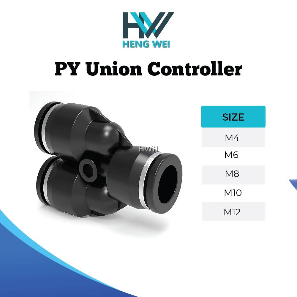 Pneumatic PYUnion/ Tube Air Push In Fitting/ Hydraulic Fittings/ One