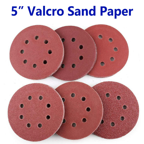 5" Velcro Sand Paper DISC/125mm Velcro Sandpaper/5" Velcro Sanding Disc